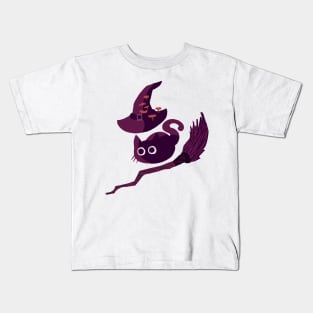 Witch Cat, Witch-Craft Kids T-Shirt